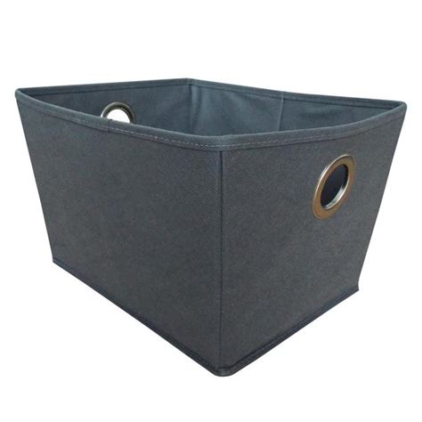 hl russel medium storage box with metal handles grey|H&L Russel Medium Foldable Storage Box Review .